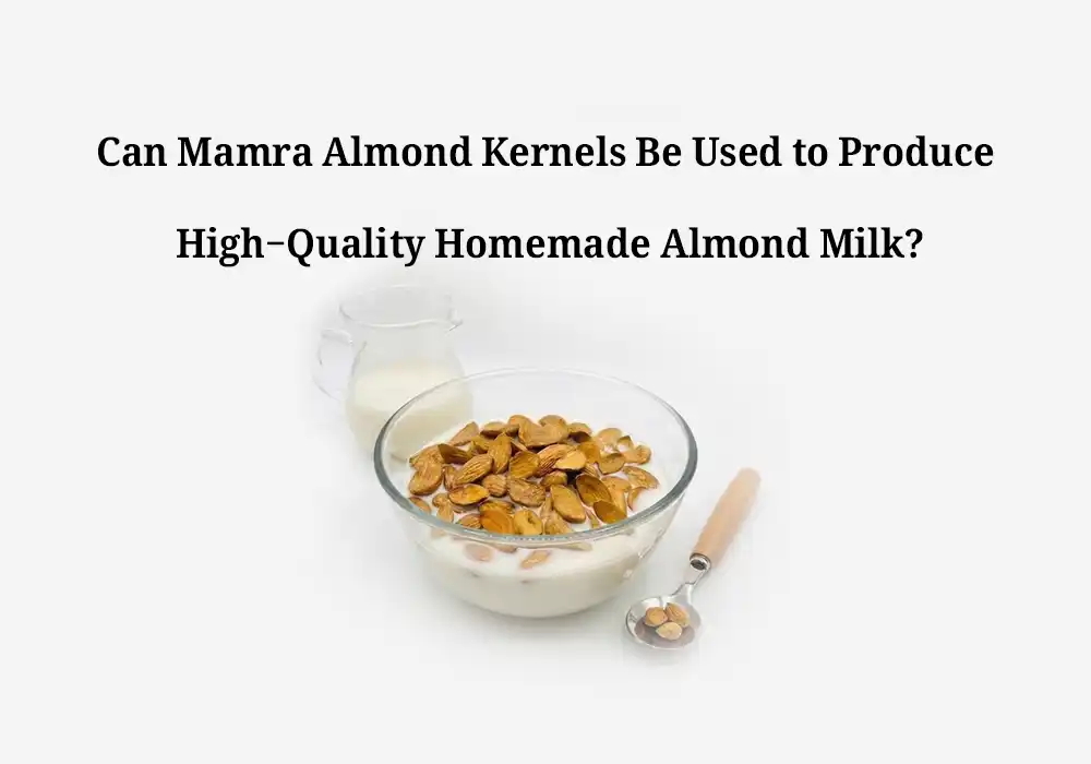Can Mamra Almond Kernels Be Used to Produce High-Quality Homemade Almond Milk?