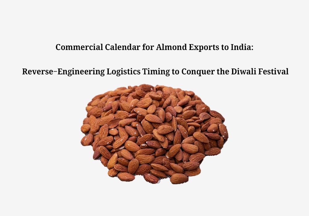 Commercial Calendar for Almond Exports to India: Reverse-Engineering Logistics Timing to Conquer the Diwali Festival
