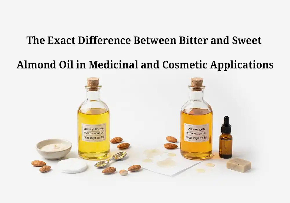 The Exact Difference Between Bitter and Sweet Almond Oil in Medicinal and Cosmetic Applications