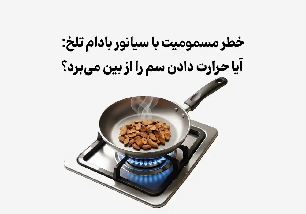 خطر مسمومیت با سیانور بادام تلخ: آیا حرارت دادن سم را از بین می‌برد؟