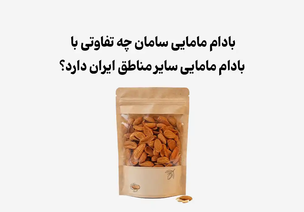 بادام مامایی سامان چه تفاوتی با بادام مامایی سایر مناطق ایران دارد؟