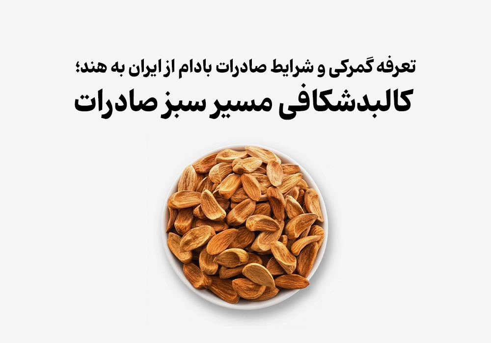 تعرفه گمرکی و شرایط صادرات بادام از ایران به هند