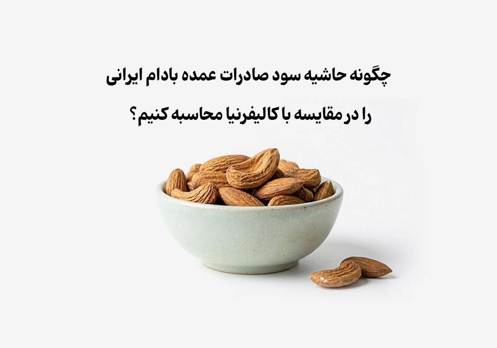 آیا می‌دانید چگونه حاشیه سود و ROI صادرات عمده بادام ایرانی را در رقابت با کالیفرنیا به حداکثر برسانید؟