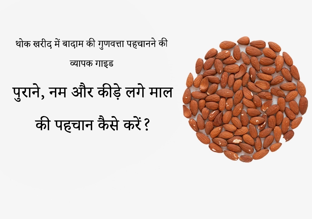 थोक खरीद में बादाम की गुणवत्ता पहचानने की व्यापक गाइड