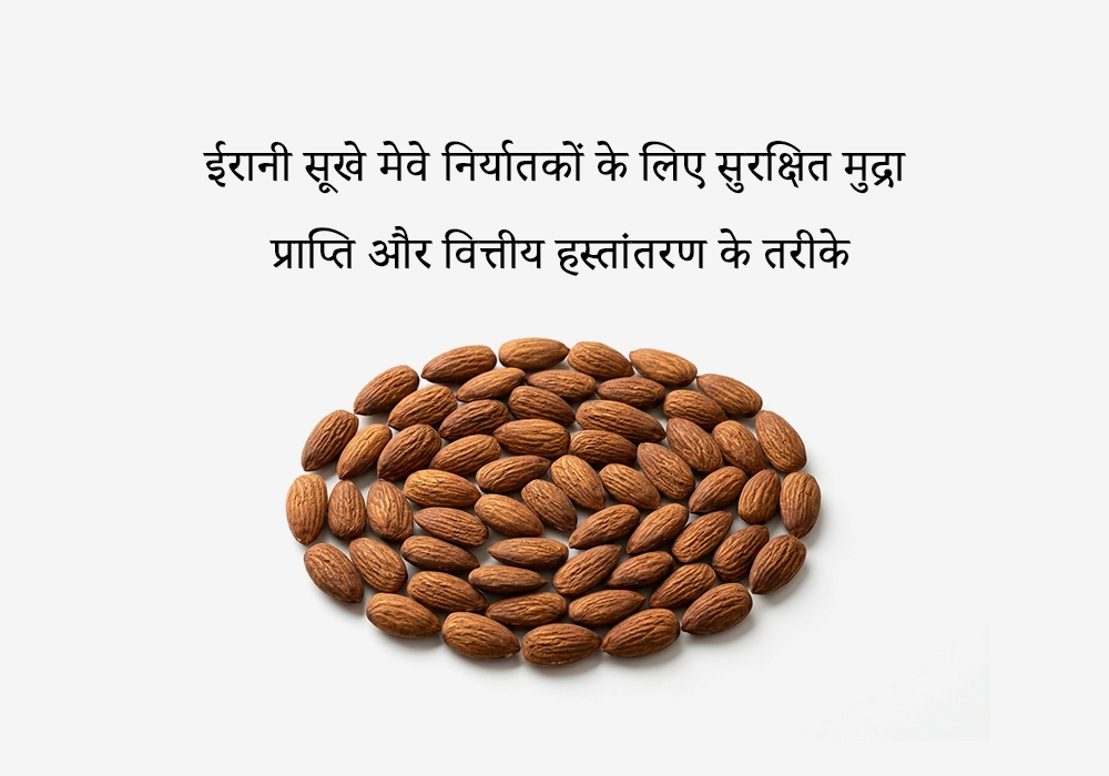 ईरानी सूखे मेवे निर्यातकों के लिए सुरक्षित मुद्रा प्राप्ति और वित्तीय हस्तांतरण के तरीके