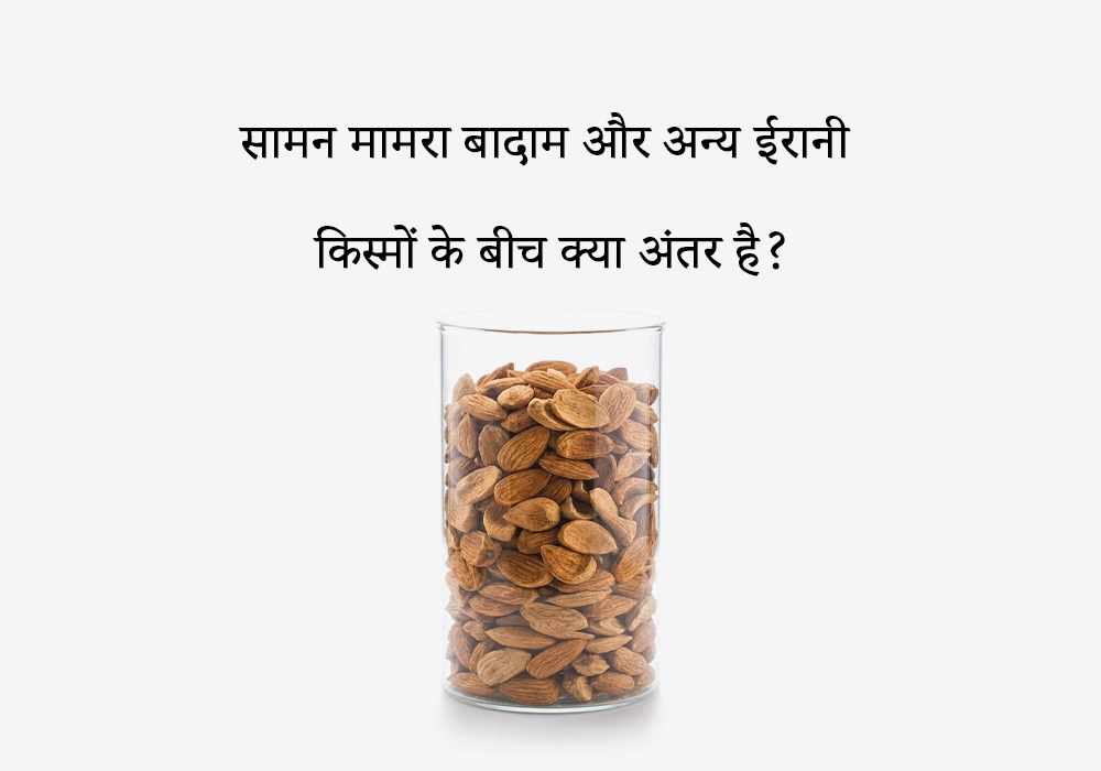 सामन मामरा बादाम और अन्य ईरानी किस्मों के बीच क्या अंतर है?