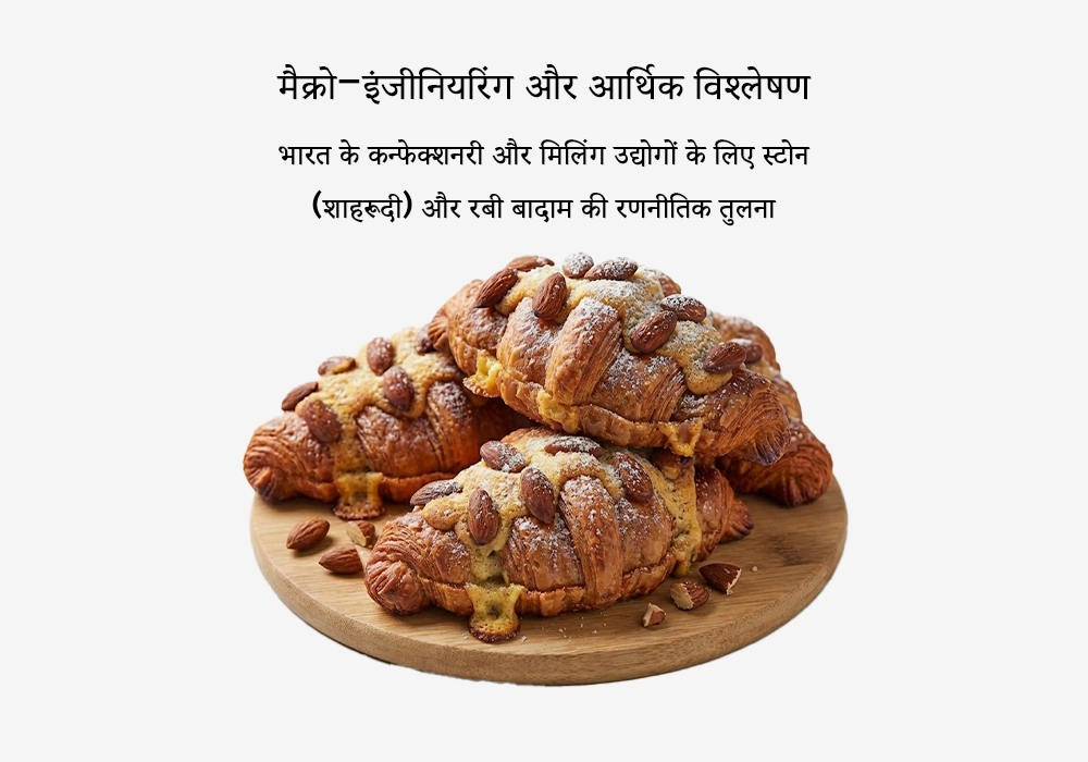 भारतीय कन्फेक्शनरी और मिलों के लिए स्टोन बनाम रबी बादाम (B2B)